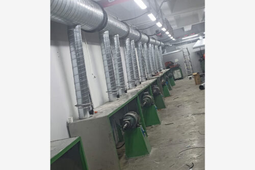 Sıralı Spiro Boru Havalandırma Sistemi