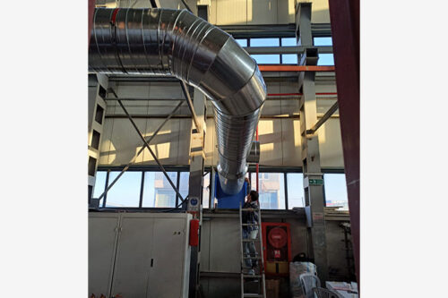 Spiro Boru Köşeli Havalandırma